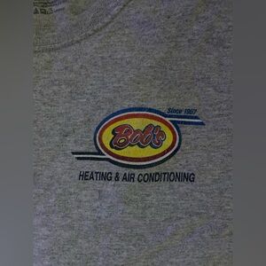 Bobs heating and air conditioning shirt.